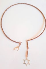 Choker luna estrella