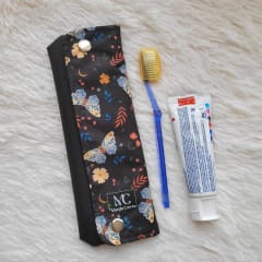 Porta cepillo dental mariposas