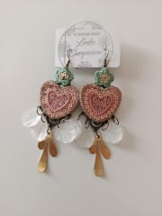 Aros Corazón pasamanería