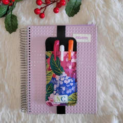 Porta lápices hortensias