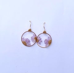 Aros Margarita lila ROL