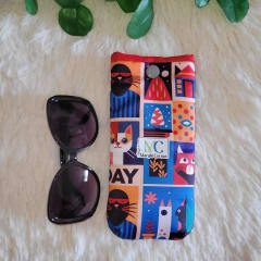 Estuche para lentes de sol Gatos