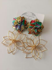 Aros flor de alambrismo