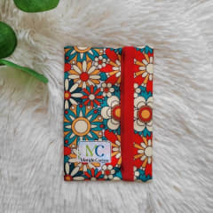 Porta pañuelos sin mosquetón - Flores rojas