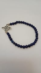 Pulsera nudo lapislázuli pequeña