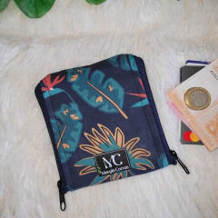 Monedero doble - Plantas verde