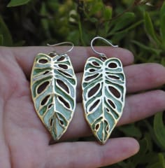 Aros Hojas Esmalte