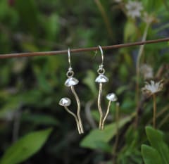 Aros hongos plata