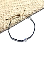 Pulsera bicone negra