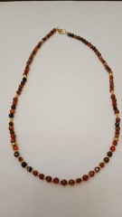 Collar piedras café