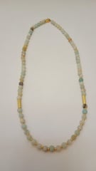 Collar piedras amazonita
