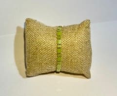 Pulsera TILA tejida verde
