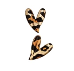 Aro Corazón leopardo maj