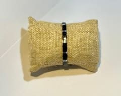 Pulsera TILA tejida negro