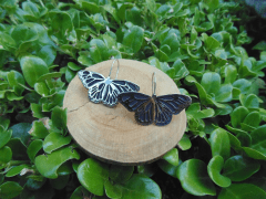 Aros Mariposas negras