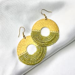 Aros Hortensia verde claro