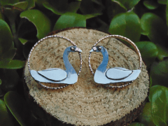 Aros Cisnes cuello negro