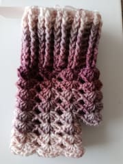 Mitones a crochet conchevino