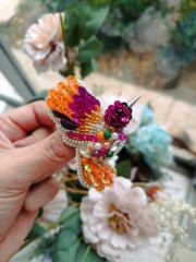 Prendedor colibrí
