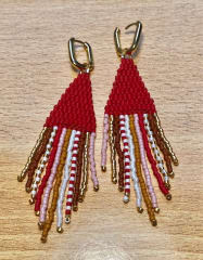 Aros Chascones rojos