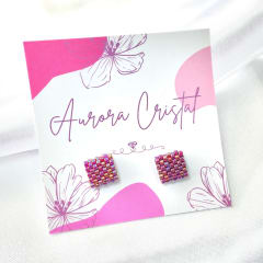 Aros Cubo burgundy