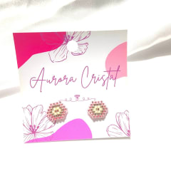 Aros Ojo de Horus rosado