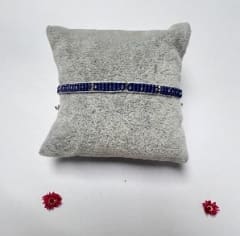 Pulsera triple Azul Telar