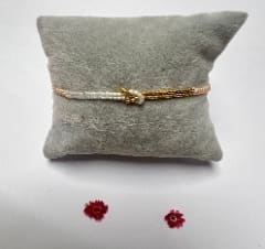 Pulsera macrame nudo miyuki Nude