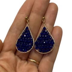 Aros Gota azul maj