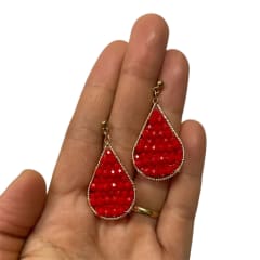 Aros Gota rojo maj