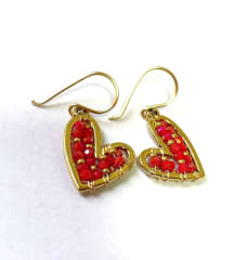Aro Corazón mini rojo