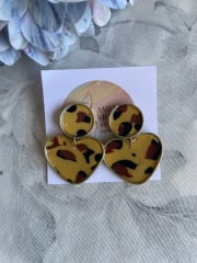 Corazón animal print