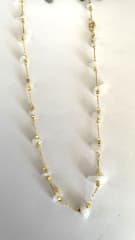 Cadena cuarzo blanco