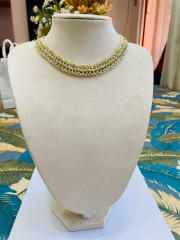 Choker tejido dorado