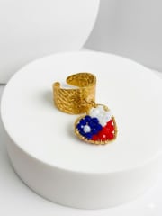Anillo bandera chilena