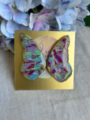 Mariposa marmolada orilla dorada