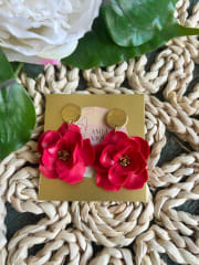 Flor roja colgante
