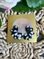 Mini media flor lunares