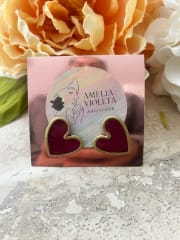 Corazón mini burdeo