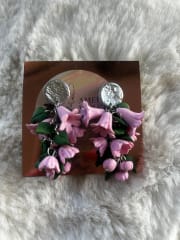 Aros racimo de copihues rosado