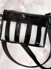 Bandolera Stripes b&n