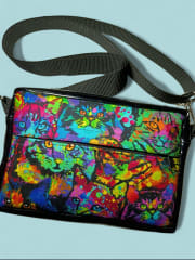 Bandolera Gatos acuarela