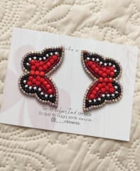 Aros Mariposa roja CLO