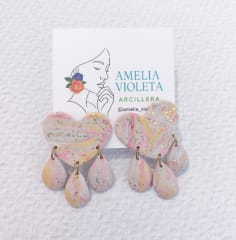 Aros Corazón 3 gotas