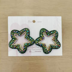 Aros Estrella grande verde