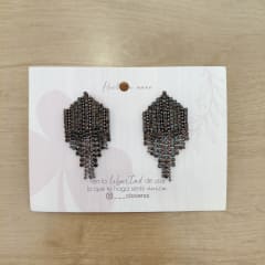 Aros Cascada pequeña negro