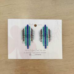 Aros Cascada pequeña azules