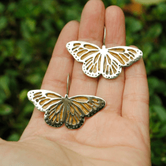 Aros Mariposas esmaltadas