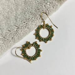 Aros Sol verde musgo