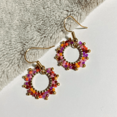 Aros Sol mix naranja
